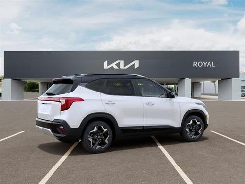 Clear White / Black Roof 2026 Kia Seltos S