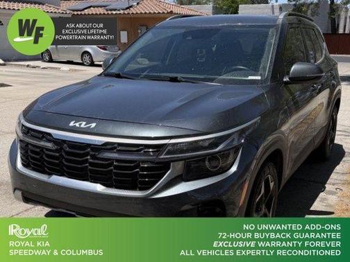 Gray 2024 Kia Seltos EX