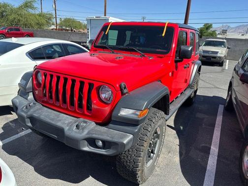 Firecracker Red Clearcoat 2018 Jeep Wrangler Unlimited Sport
