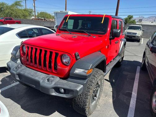 Firecracker Red Clearcoat 2018 Jeep Wrangler Unlimited Sport