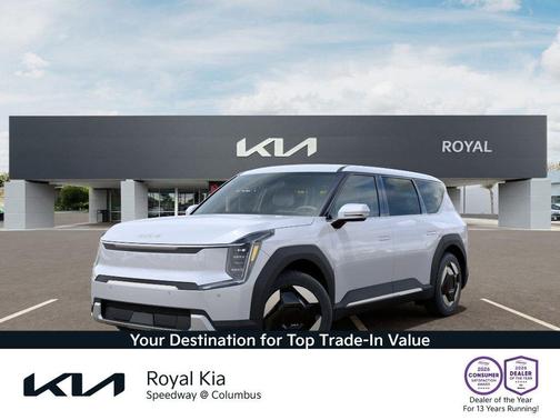 White Pearl 2026 Kia EV9 Light Long Range