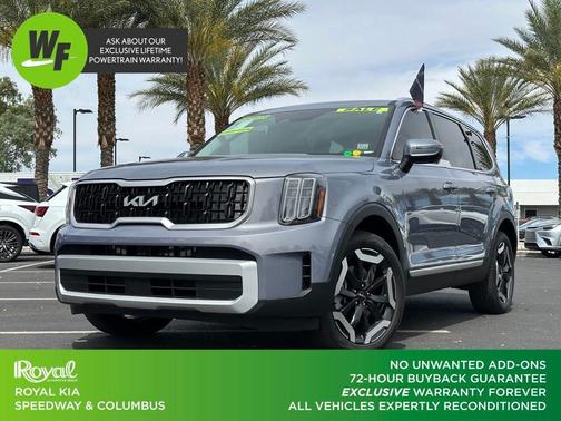 Silver 2025 Kia Telluride EX