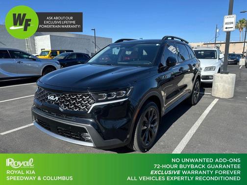 Ebony Black 2022 Kia Sorento SX Prestige