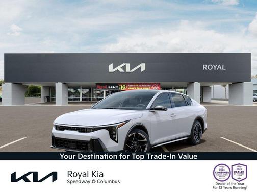 White Pearl 2026 Kia K4 GT-LINE