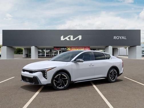 White Pearl 2026 Kia K4 GT-LINE