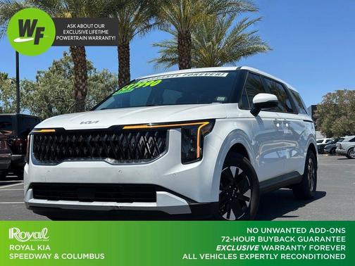 Snow White Pearl 2025 Kia Carnival Hybrid LXS