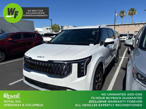 Snow White Pearl 2025 Kia Carnival Hybrid LXS