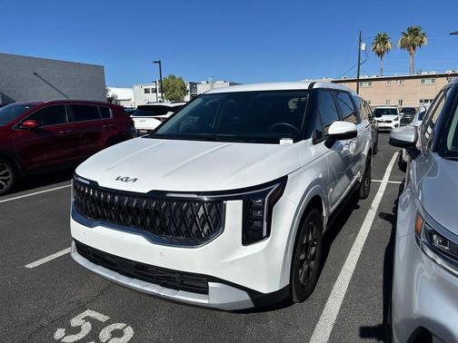 Snow White Pearl 2025 Kia Carnival Hybrid LXS