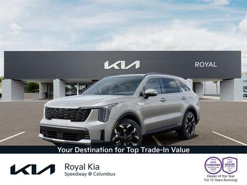 Ivory Silver 2026 Kia Sorento SX