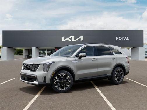 Ivory Silver 2026 Kia Sorento SX