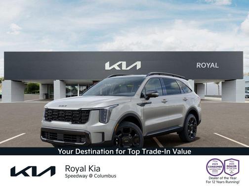 Ivory Silver 2026 Kia Sorento X-Line SX Prestige