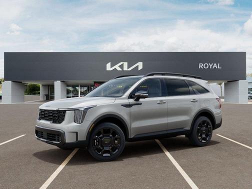 Ivory Silver 2026 Kia Sorento X-Line SX Prestige