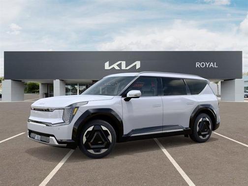 Glacial White Pearl 2026 Kia EV9 Land