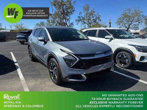 Silver 2025 Kia Sportage EX