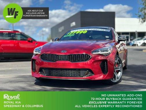 Red 2018 Kia Stinger GT1