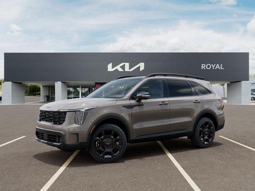 Brown 2026 Kia Sorento X-Line SX Prestige