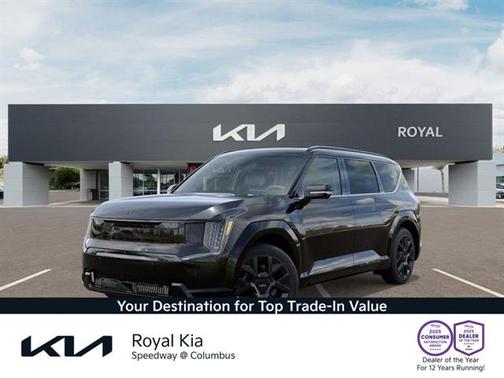 Ebony Black 2026 Kia EV9 Land