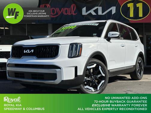 Glacial White Pearl 2024 Kia Telluride EX