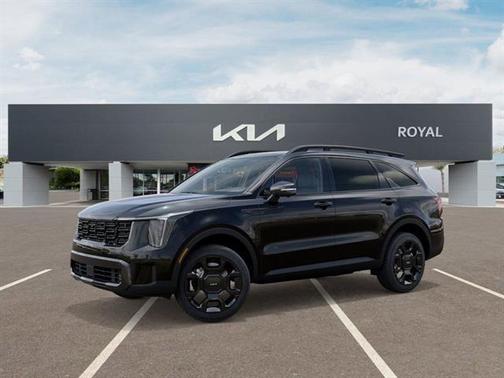Aurora Black Pearl 2026 Kia Sorento Hybrid X-LINE SX PRESTIGE