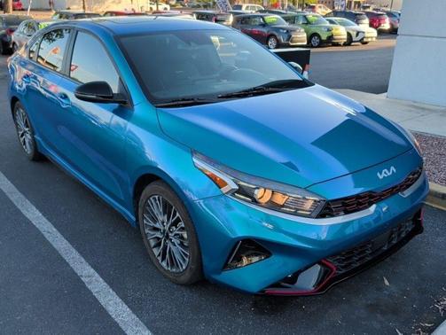 Blue 2023 Kia Forte GT-Line