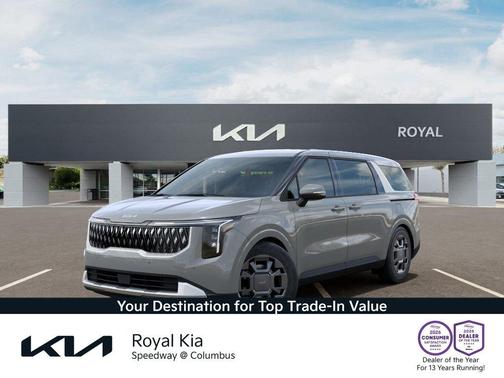 Ceramic White 2026 Kia Carnival Hybrid EX