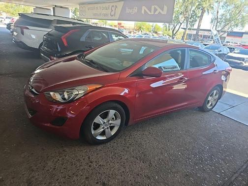 Red Allure 2011 Hyundai ELANTRA GLS