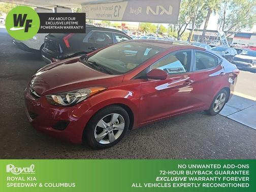 Red Allure 2011 Hyundai ELANTRA GLS