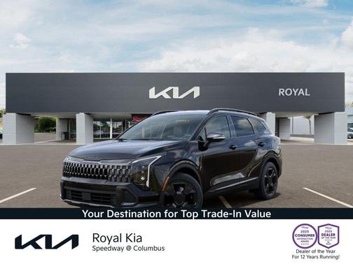 Black 2026 Kia Sportage Hybrid X-Line
