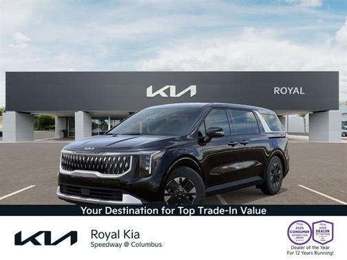 Aurora Black Pearl 2026 Kia Carnival Hybrid LXS