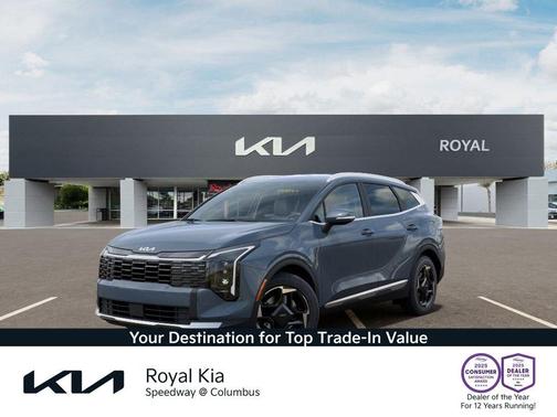 Blue 2026 Kia Sportage Hybrid EX