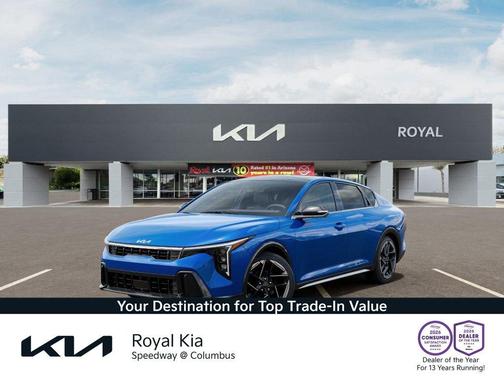 Blue 2026 Kia K4 GT-LINE