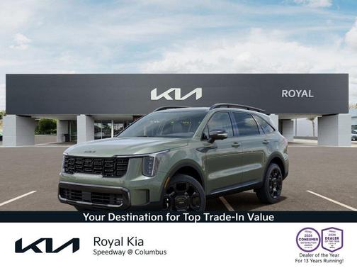 Green 2026 Kia Sorento X-Line SX