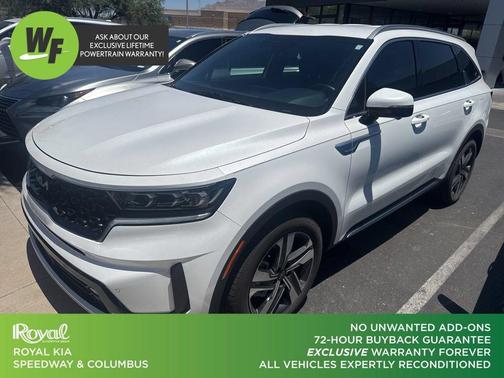 Snow White Pearl 2023 Kia Sorento Hybrid SX Prestige