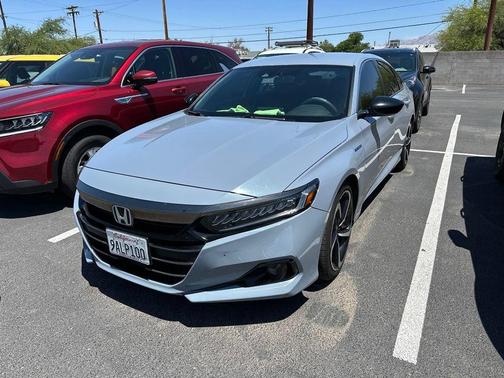 Gray 2022 Honda Accord Hybrid Sport
