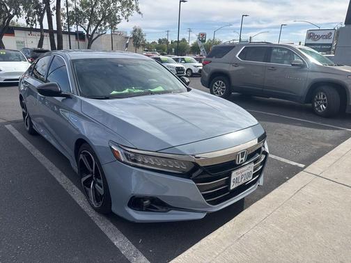 Gray 2022 Honda Accord Hybrid Sport