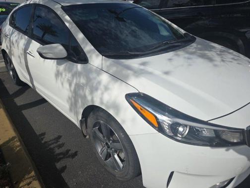 Clear White 2018 Kia Forte S