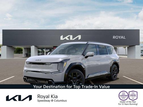 Gray 2026 Kia EV9 Land
