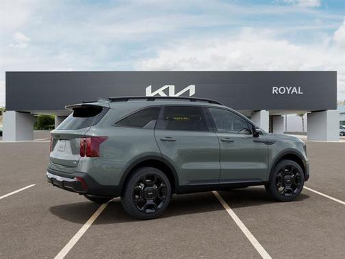 Green 2026 Kia Sorento Hybrid X-LINE SX PRESTIGE