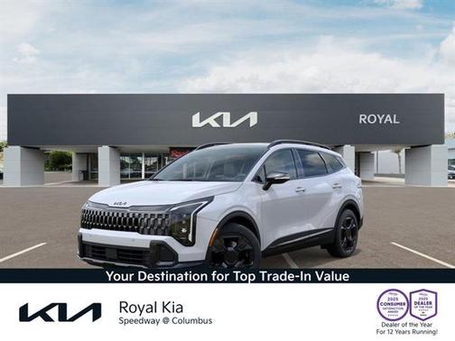 Glacial White Pearl 2026 Kia Sportage X-Line