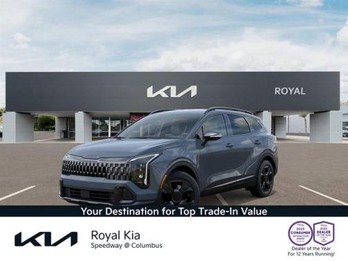 Heritage Blue 2026 Kia Sportage Hybrid X-Line