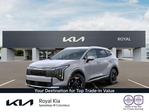 Wolf Gray 2026 Kia Sportage Hybrid EX
