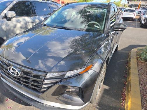 Gray 2022 Hyundai TUCSON SEL