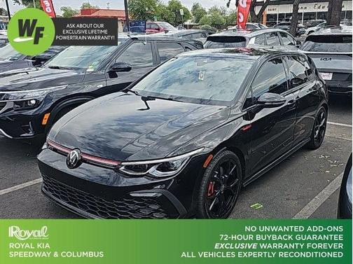 Mythos Black Metallic 2024 Volkswagen Golf GTI 2.0T 380 SE