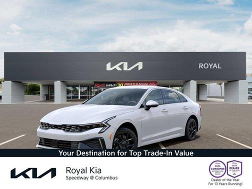 White Pearl 2026 Kia K5 LXS