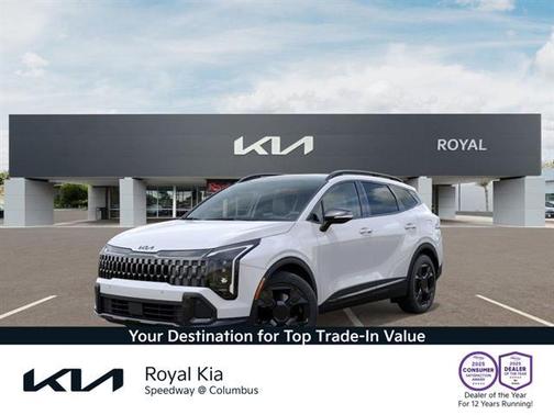 Snow White Pearl 2026 Kia Sportage Plug-In Hybrid X-Line