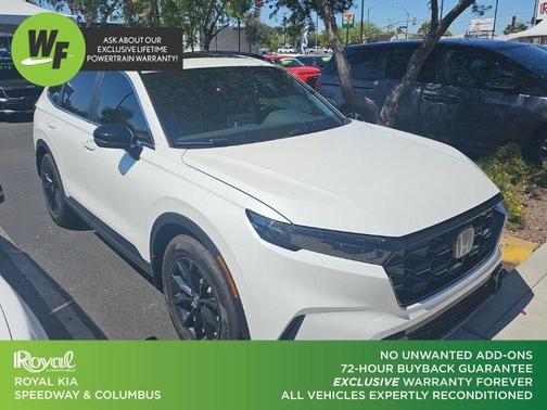 White 2025 Honda CR-V Hybrid Sport-L