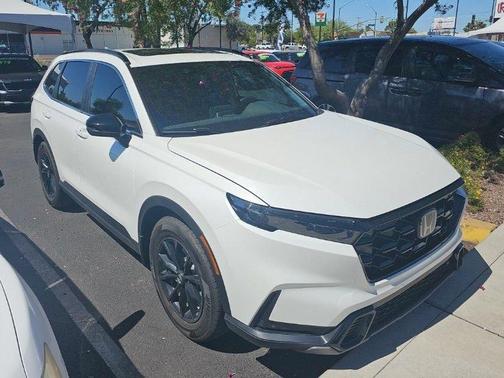 White 2025 Honda CR-V Hybrid Sport-L