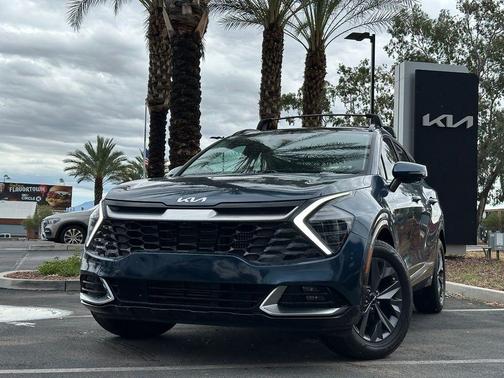 Blue 2023 Kia Sportage Hybrid SX-Prestige