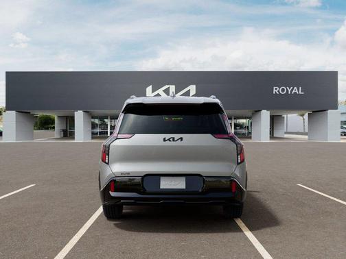 Ivory Silver 2026 Kia EV9 Land
