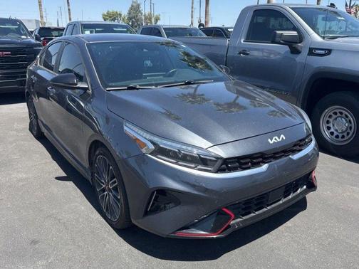 Gray 2022 Kia Forte GT
